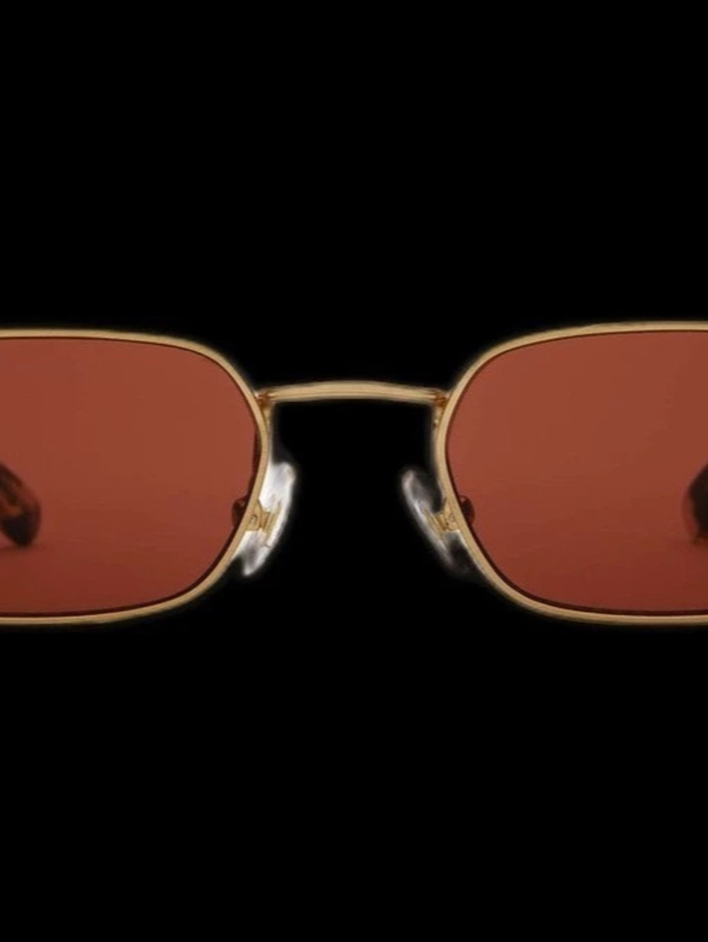 Crap Eyewear The Nu Bloom Square Frame Sunglasses in Brown
